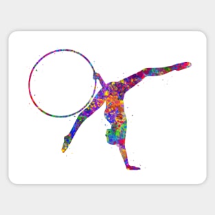 Rhythmic gymnastics hoop Sticker